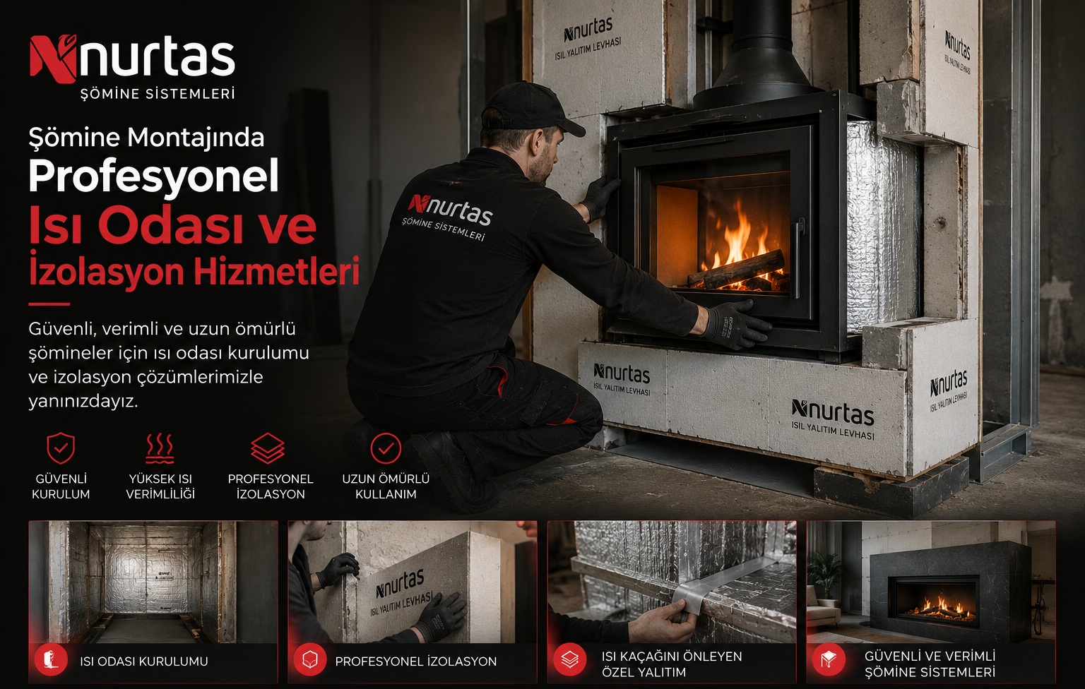 Şömine Montajında Profesyonel Isı Odası ve İzolasyon Hizmetleri