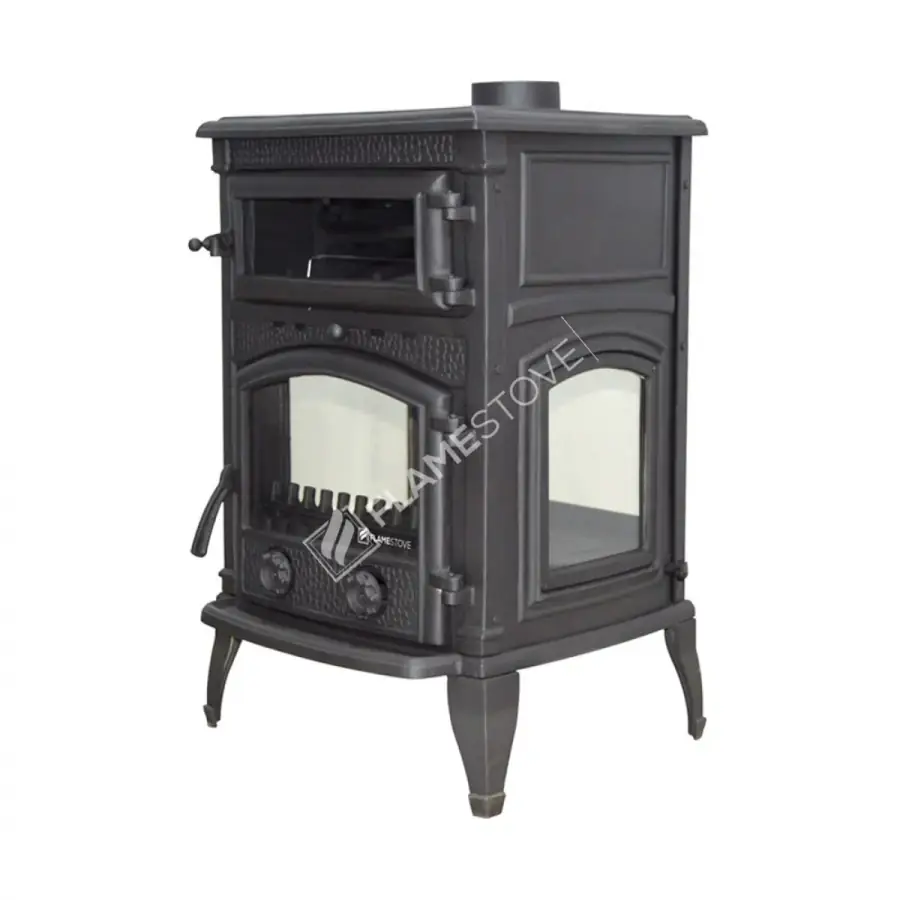 Flame Stove Sirius Maxi 4 Fırınlı Döküm Soba Nurtaş Şömine şömine haznesi