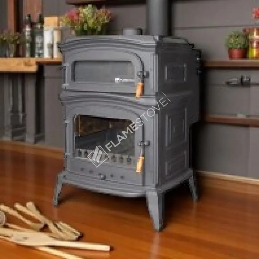 Flame Stove Sirius Mega Sulu Sistem Döküm Soba Nurtaş Şömine şömine haznesi