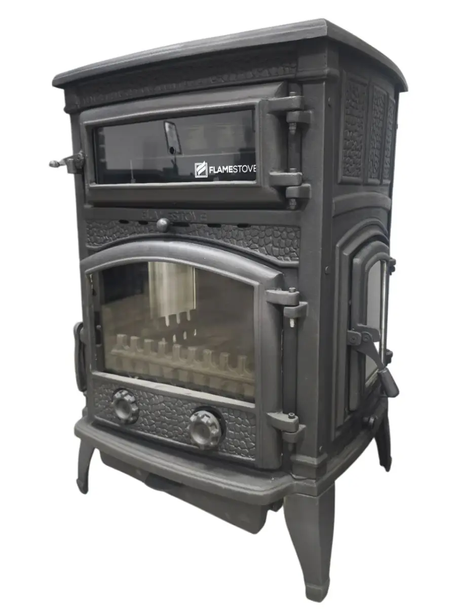 Flame Stove Sirius Maxi Fırınlı Döküm Soba Nurtaş Şömine şömine haznesi