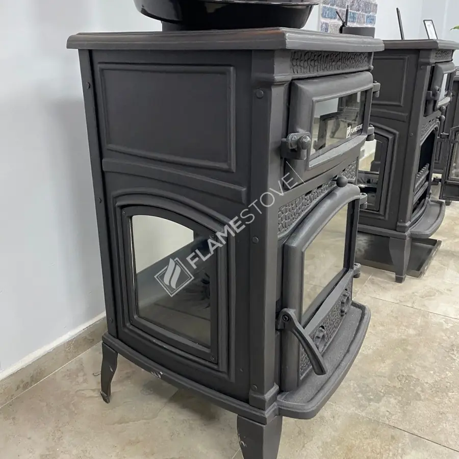 Flame Stove Sirius Maxi Yan Kapaklı Fırınlı Nurtaş Şömine şömine haznesi