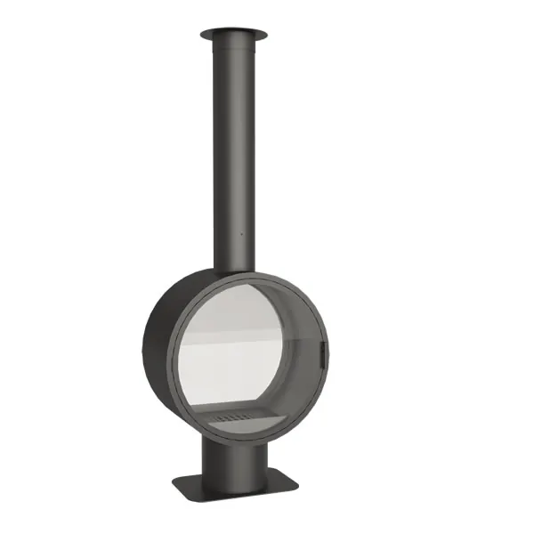 Steel Fire Silindir şömine ürün fotoğrafı — Hürsan